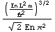 ((En L^2 m)/ℏ^2)^(3/2)/(2^(1/2) En π^2)